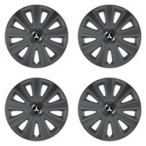 Puklice pre Mitsubishi (strieborné) 14 Aviator carbon RC grafite