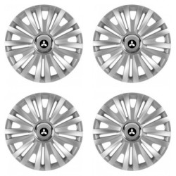 Puklice pre Mitsubishi (strieborné) 14 ROYAL RC