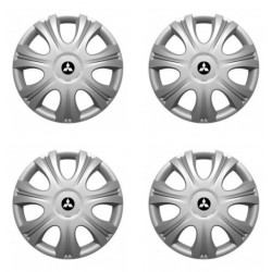 Puklice pre Mitsubishi (strieborné) 14 IMPULSE