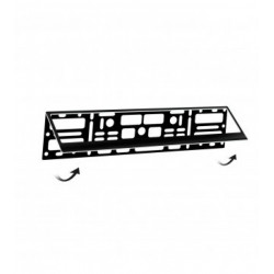 Podložka pod ŠPZ strieborná T1