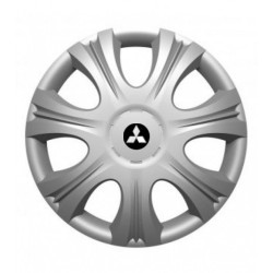 Puklice pre Mitsubishi (strieborné) 15 IMPULSE