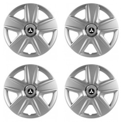 Puklice pre Mitsubishi (strieborné) 15 ESPRIT