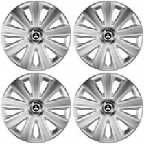 Puklice pre Mitsubishi (strieborné) 16 Aviator carbon RC 16 silver