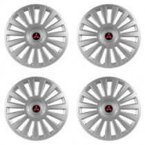 Puklice pre Mitsubishi (červené) 14 Luxury