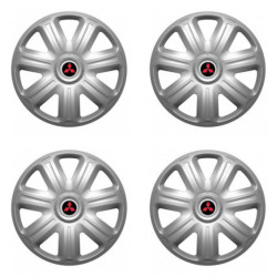 Puklice pre Mitsubishi (červené) 14 COMFORT