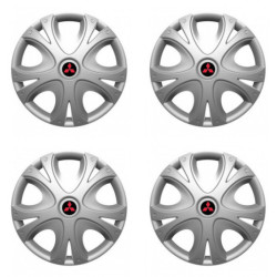 Puklice pre Mitsubishi (červené) 14 DYNAMIC