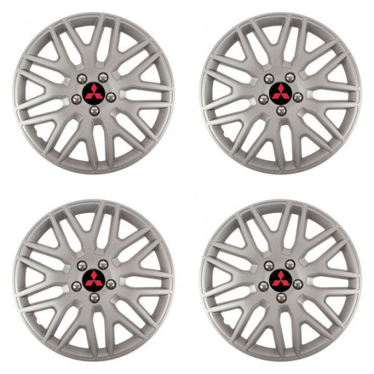 Puklice pre Mitsubishi (červené) 15 DAKAR