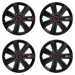 Puklice pre Mitsubishi (červené) 15 GTX CARBON black