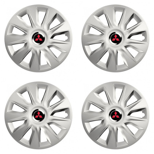 Puklice pre Mitsubishi (červené) 15 STRATOS RC