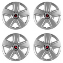 Puklice pre Mitsubishi (červené) 15 ESPRIT