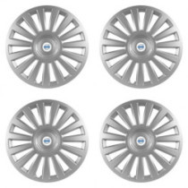 Puklice pre Volvo (biele) 14 Luxury