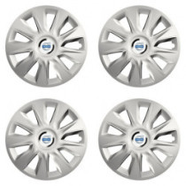 Puklice pre Volvo (biele) 14 STRATOS RC