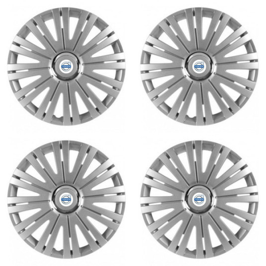 Puklice pre Volvo (biele) 16 ACTIVE RC