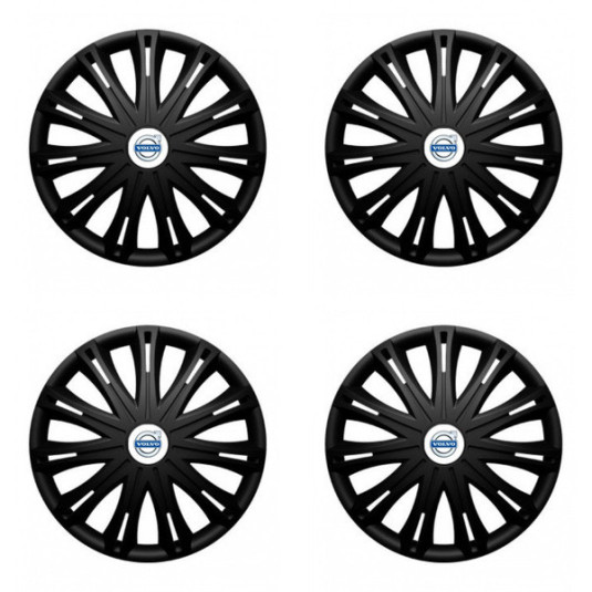 Puklice pre Volvo (biele) 17 SPARK BLACK