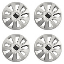 Puklice pre Volvo (čierne) 14 STRATOS RC