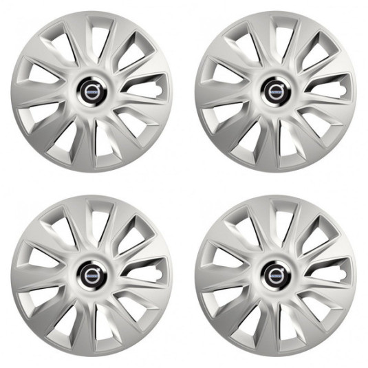 Puklice pre Volvo (čierne) 14 STRATOS RC