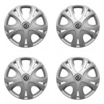 Puklice pre Volvo (čierne) 14 DYNAMIC