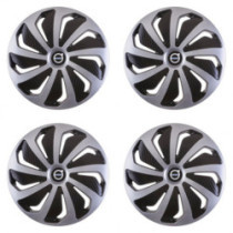 Puklice pre Volvo (čierne) 15 WIND SB