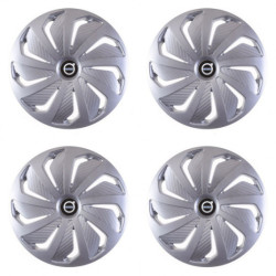 Puklice pre Volvo (čierne) 15 WIND RC SI