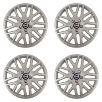 Puklice pre Volvo (čierne) 15 DAKAR