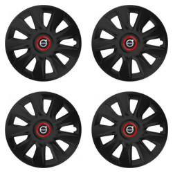 Puklice pre Volvo (čierne) 15 STRATOS RR black