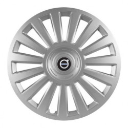 Puklice pre Volvo (čierne) 16 Luxury