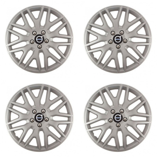 Puklice pre Volvo (čierne) 16 DAKAR