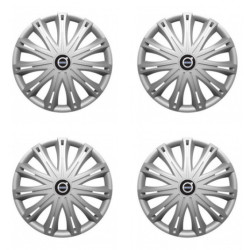 Puklice pre Volvo (čierne) 16 SPARK