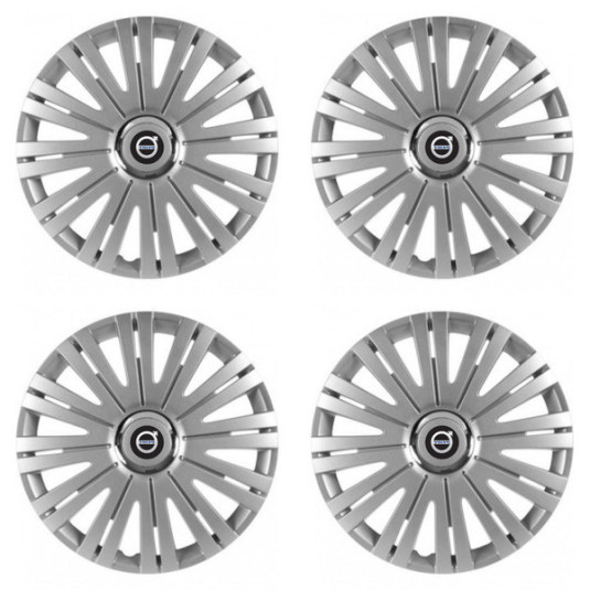 Puklice pre Volvo (čierne) 16 ACTIVE RC