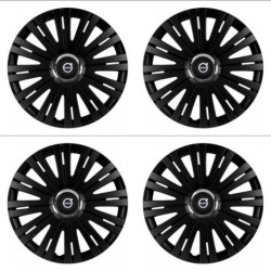 Puklice pre Volvo (čierne) 16 ACTIVE RC BLACK