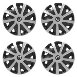 Puklice pre Volvo (čierne) pre dodávky 16 Craft silver and black