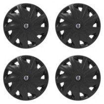 Puklice pre Volvo (čierne) pre dodávky 16 Craft black