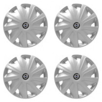 Puklice pre Volvo (čierne) pre dodávky 16 Craft silver