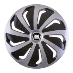 Puklice pre Fiat (čierny) 14 WIND SB