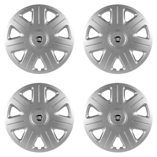 Puklice pre Fiat (čierny) 14 Master