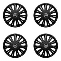 Puklice pre Fiat (čierny) 14 SPARK BLACK1