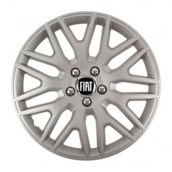 Puklice pre Fiat (čierny) 15 DAKAR