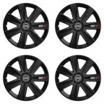 Puklice pre Fiat (čierny) 15 GTX CARBON black