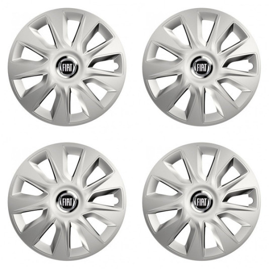 Puklice pre Fiat (čierny) 16 STRATOS RC