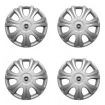 Puklice pre Fiat (čierny) 16 IMPULSE 16-VERSACO