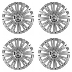 Puklice pre Fiat (čierny) 16 ACTIVE RC