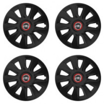 Puklice pre Fiat (čierny) 17 STRATOS RR black