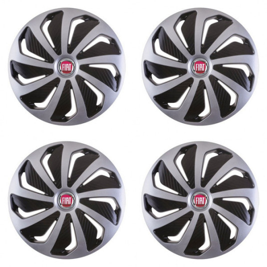 Puklice pre Fiat (červené) 14 WIND SB