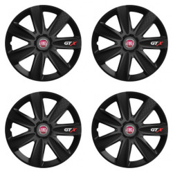 Puklice pre Fiat (červené) 14 GTX CARBON black