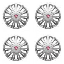 Puklice pre Fiat (červené) 14 SPARK