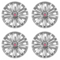 Puklice pre Fiat (červené) 14 ROYAL RC