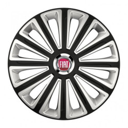 Puklice pre Fiat (červené) 15 TREND RC double colour