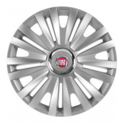 Puklice pre Fiat (červené) 15 ROYAL