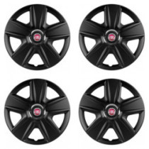 Puklice pre Fiat (červené) 15 ESPRIT RC BLACK