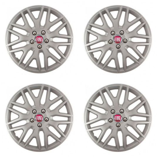 Puklice pre Fiat (červené) 16 DAKAR